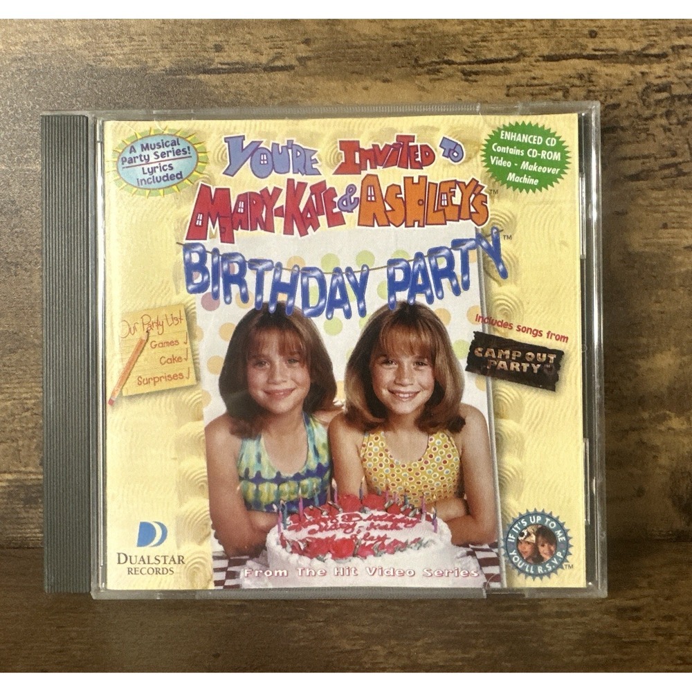 You're Invited To Mary-Kate & Ashley's Birthday Party [ECD] Tested Fast Shipping